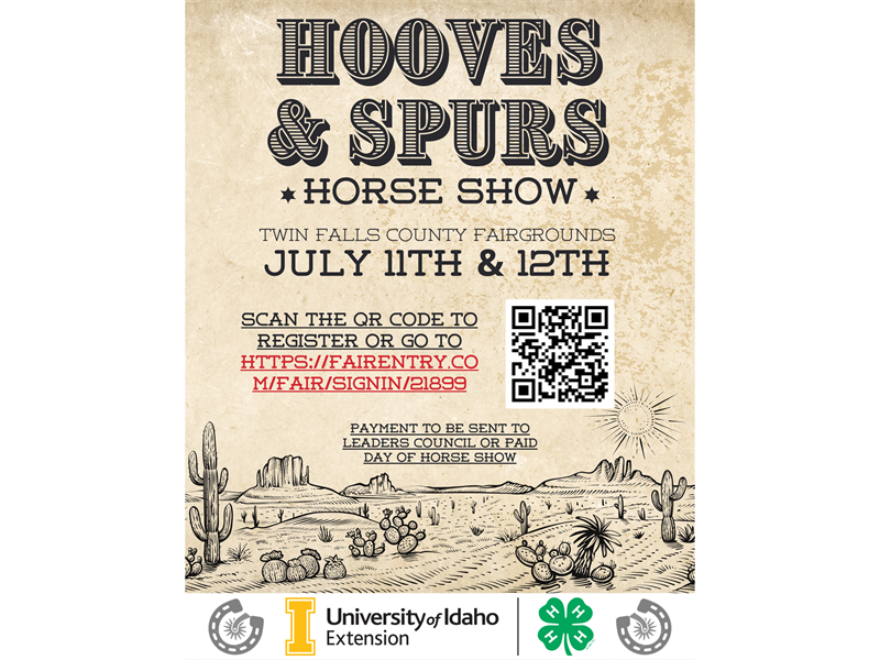 Logo for 2025 Hooves and Spurs