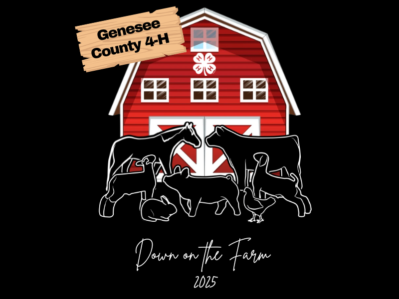 Logo for 2025 Genesee County 4-H Fair